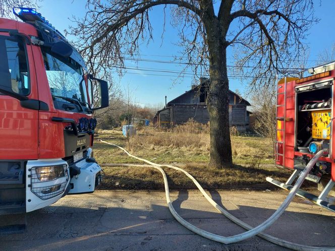 Pożar na osiedlu Bugaj w Starachowicach