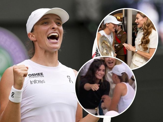 Iga Świątek, księżna Kate, Courtney Cox