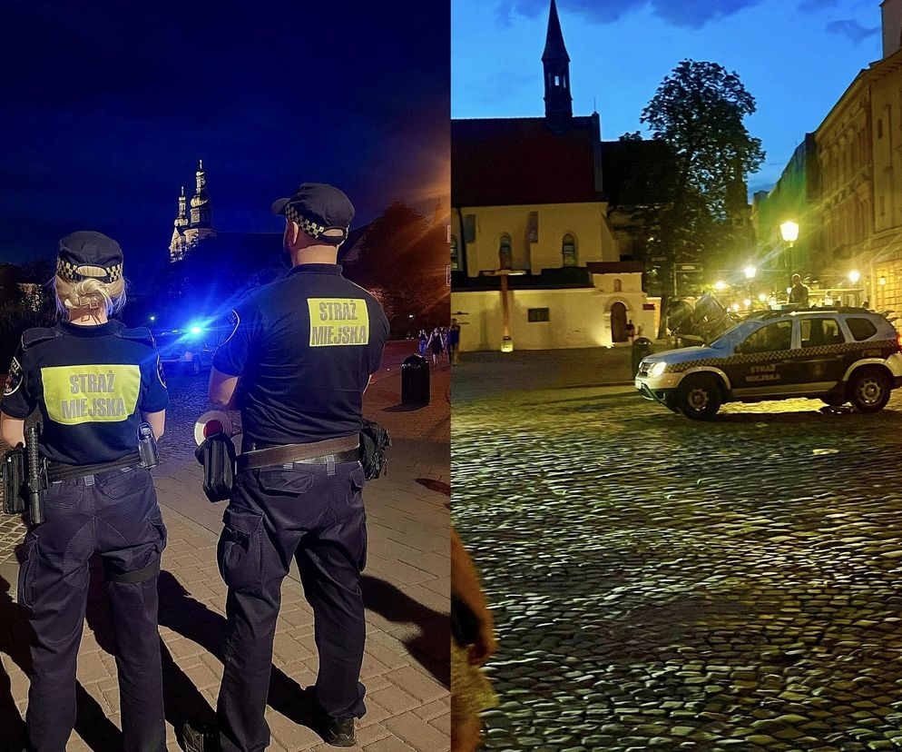 Blisko 150 wykroczeń w jedną noc. To bilans kontroli straży miejskiej w centrum Krakowa