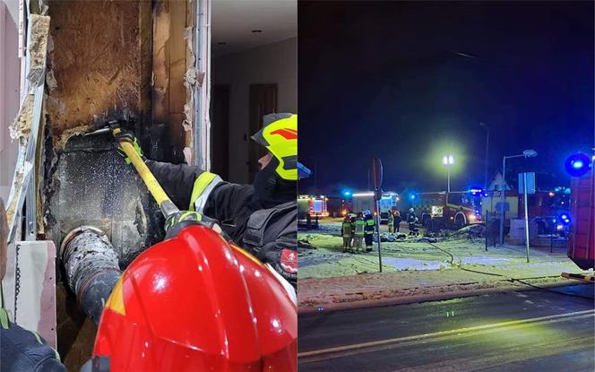 Pożar domu w Nowej Wsi Wielkiej! Na miejscu kilka zastępów straży pożarnej [ZDJĘCIA]