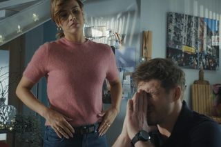 M jak miłość, odcinek 1860: Kama (Michalina Sosna), Marcin (Mikołaj Roznerski)