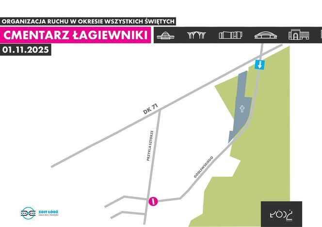 Jak dojechać na łódzkie cmentarze. Wszystkich Świętych 2025