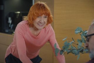 M jak miłość, odcinek 1814. Ola (Ewa Kolasińska), Adam (Jacek Kopczyński)