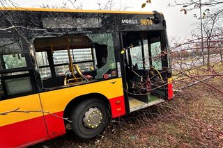 Wypadek autobusu na Ursynowie