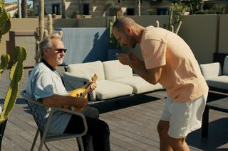 Barwy szczęścia, odcinek 3145. Grajek (Roberto Catalano Favacchio), Franek (Mateusz Banasiuk)