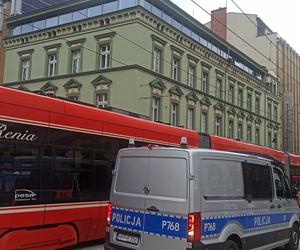 Centrum Katowic zablokowane. Tramwaje stanęły w korku