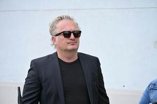 Mikołaj Cieślak na pogrzebie Joanny Kołaczkowskiej 