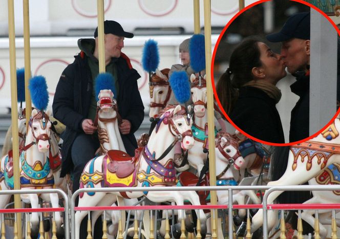 Krzysztof "Diablo" Włodarczyk wyskoczył nad polskie morze z ukochaną córeczką i partnerką