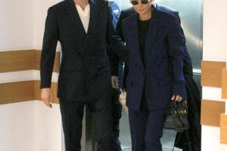 Anna Lewandowska w sądzie. Towarzyszył jej mąż