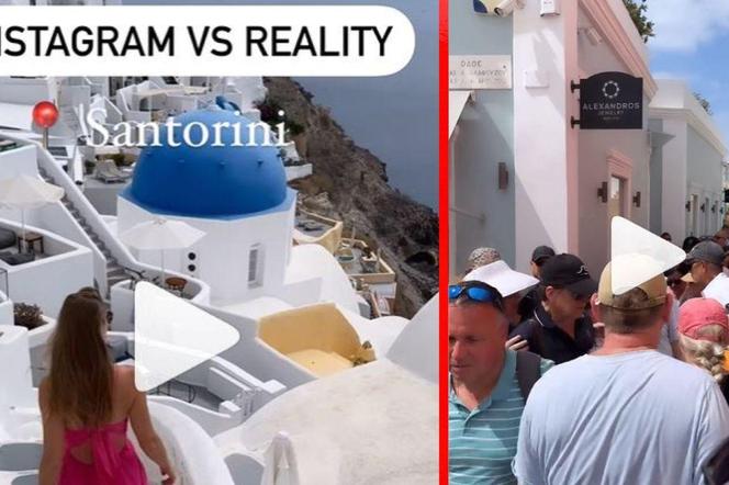 Santorini rzeczywistość kontra instagram