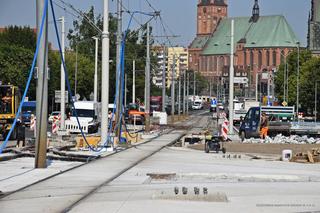 Przebudowa układu drogowego na Międzyodrzu - lipiec 2022