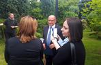 Prezydent Rzeszowa zaprosił dziennikarzy do swojego ogrodu