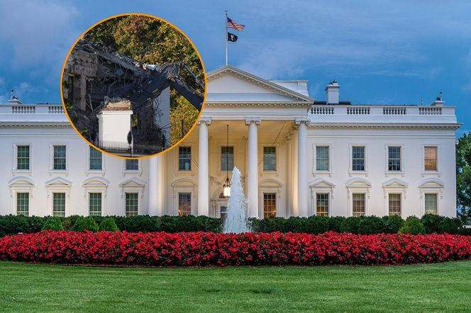 Szok! Biały Dom częściowo zburzony. Już wiadomo, co się stało