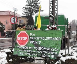 Protest rolników w naszym regionie 