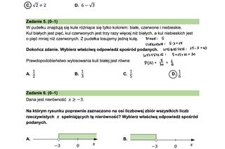 Odpowiedzi próbnego egzaminu ósmoklasisty 2024 z matematyki