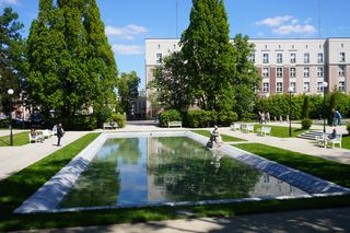 Różanka w Parku Planty po remoncie