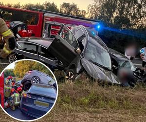 Śląskie: wypadek na DW919. Karambol 3 samochodów