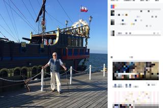 Wałęsa poczuł wakacje! Z kijkami ruszył na molo! [ZDJĘCIA]