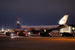 Samolot Air Force One na Lotnisku Chopina