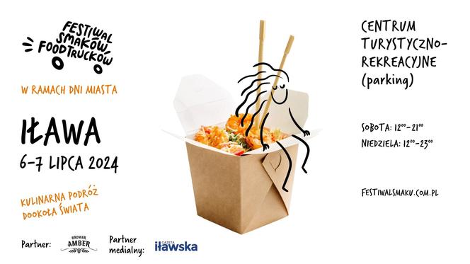 Festiwal Smaków Food Trucków w Dni Iławy 2024