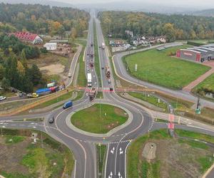 Nowe rondo turbinowe powstało w Czerwonej Górze koło Chęcin