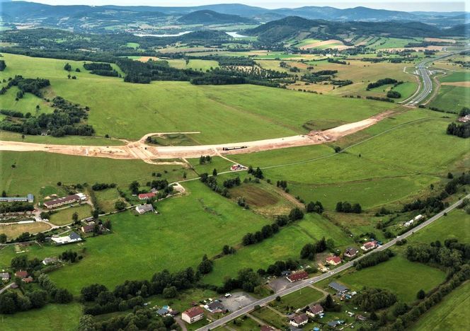 Autostrada D11 w Czechach - zdjęcia z budowy - sierpień 2025