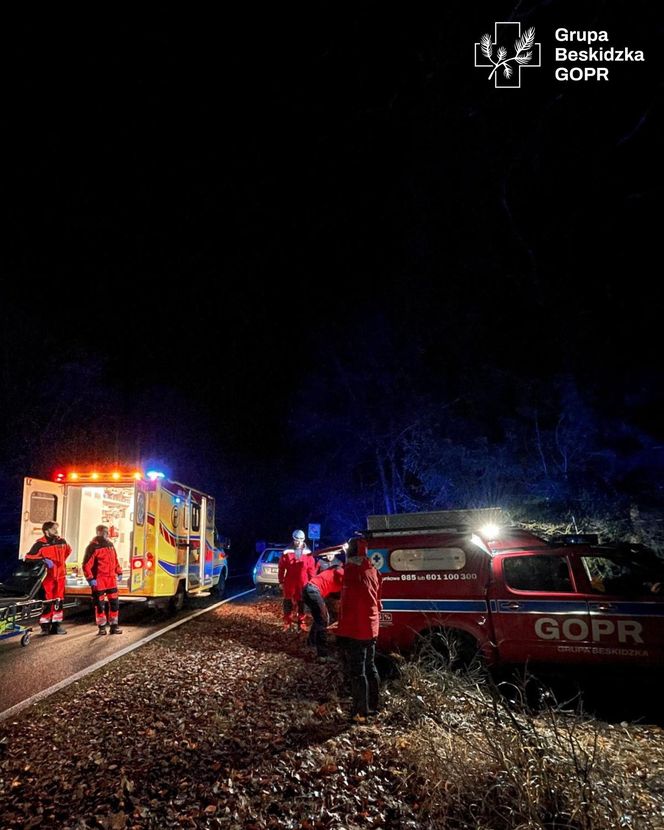 Akcja ratunkowa w Jaskini Salmopolskiej w Beskidach. Ratownicy walczyli o grotołaza przez 4 godziny