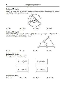 Poprawkowa Matura z matematyki 2014 /8