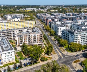 Nowe osiedla na pograniczu Kamionka i Grochowa w Warszawie