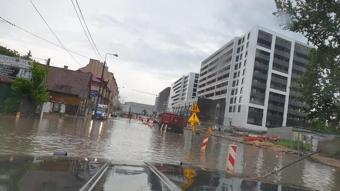 Ulewa w Białymstoku 28.05.2019