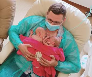 Oliwia, Zuzanna i Mikołaj - trojaczki urodzone w Lublinie