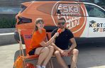 Wakacyjny patrol Eska Summer City na olsztyńskiej Plaży Miejskiej