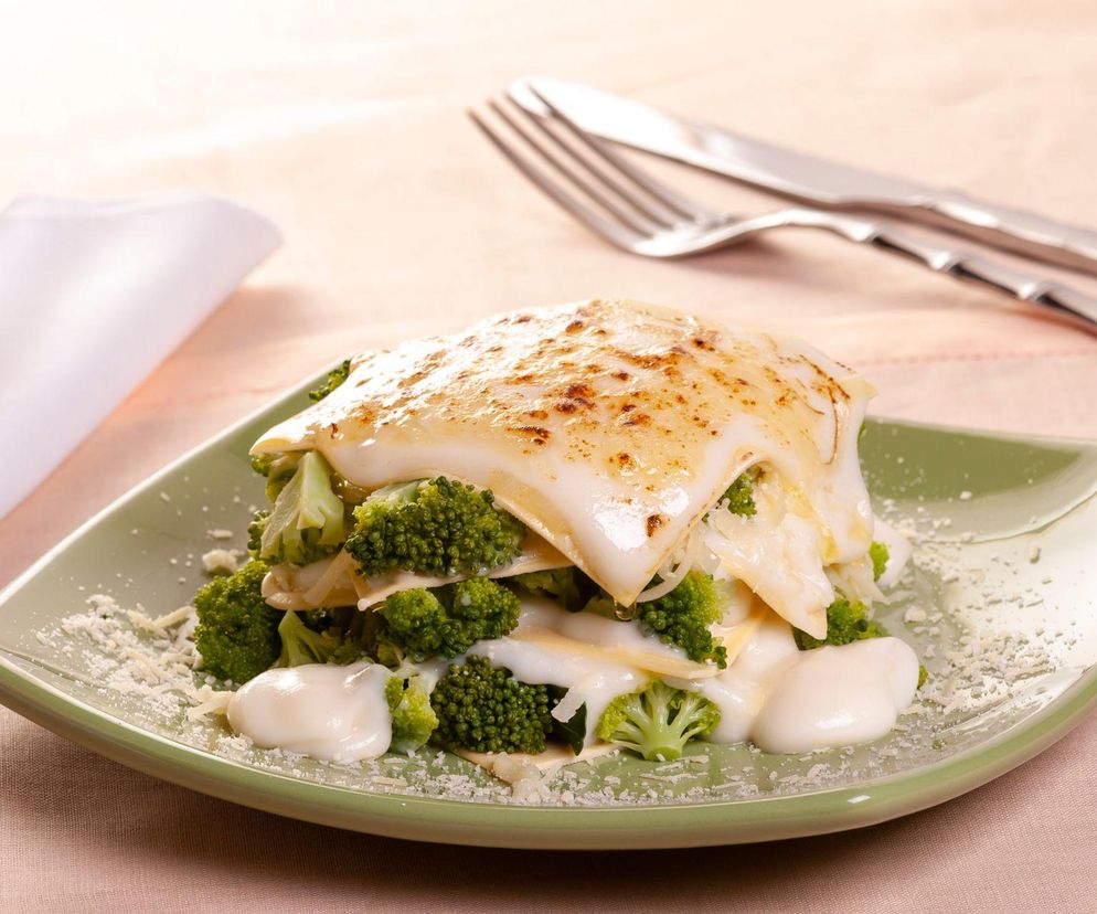 lasagne z brokułami