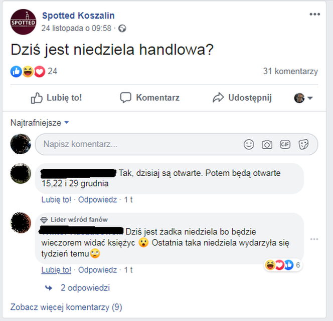 Czy dzisiaj coś kupię?