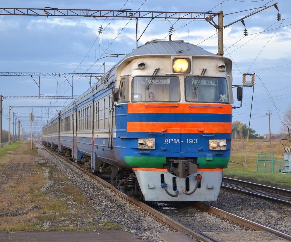 białoruski pociąg