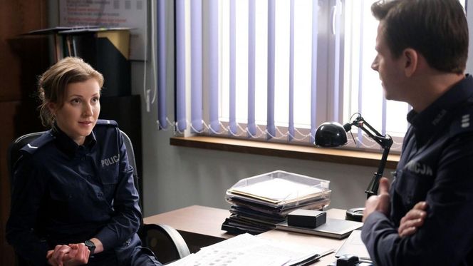 M jak miłość odc. 1873. Natalka (Dominika Suchecka), Adam Karski (Patryk Szwichtenberg)