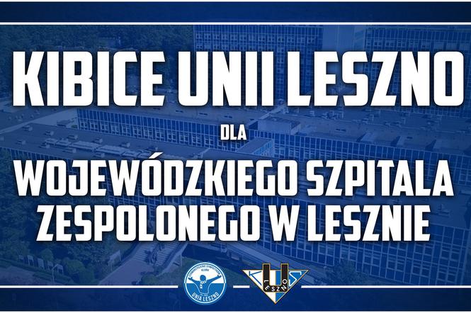 Kibice Unii Leszno dla szpitala. Przyłącz się do zbiórki pieniędzy