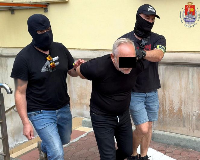 „Słowik” znowu za kratami! Gangster zatrzymany za wymuszenie haraczu w Warszawie