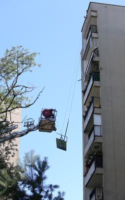 urwany balkon Targówek