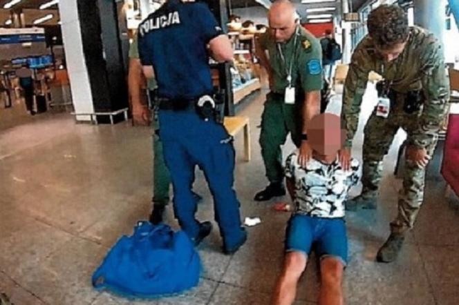 42-latek twierdził, że podłożył bomby na lotnisku w Balicach. Ochronie groził śmiercią