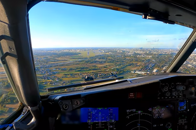 Tak wygląda lądowanie z perspektywy pilota! Zobacz niesamowite wideo z kokpitu 