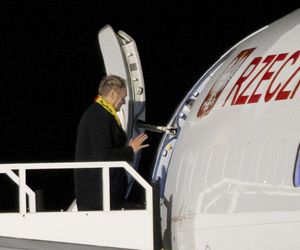 Taki humor miał Donald Tusk po meczu Litwa - Polska