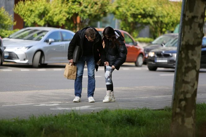 Maciej Orłoś i Paulina Koziejowska zjedli pizze, a potem poszli na rehabilitację