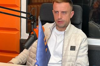 Kamil Grosicki w studiu Radia Eska