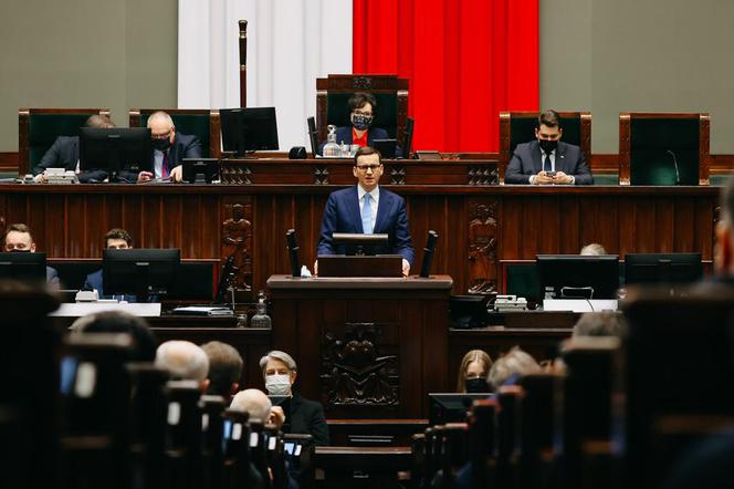 Mateusz Morawiecki w Sejmie: Nie zostawimy was w potrzebie, jesteśmy razem z wami