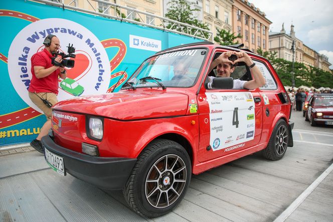 Finał Wielkiej Wyprawy Maluchów na Rynku w Krakowie