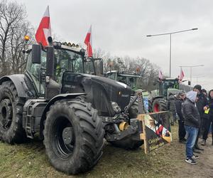 Protest rolników w Warszawie i na obrzeżach miasta 