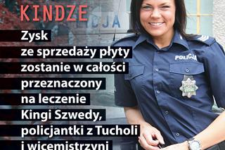 Dochód z płyty szczecińskiego policjanta zostanie przeznaczony na leczenie jego koleżanki