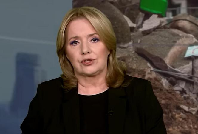 Danuta Holecka po śmierci syna wróciła na antenę Telewizji Republika. Strój mówił wszystko