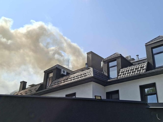 Pożar hotelu "Senator" w Starachowicach